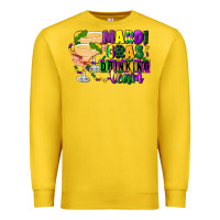 Lemon mardi gras drinking team margaritas Premium Sweatshirt - CowGirlArtShop
