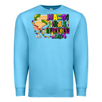 Ocean Blue mardi gras drinking team margaritas Premium Sweatshirt - CowGirlArtShop