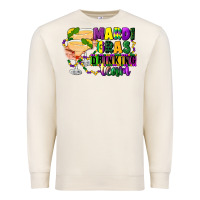 Sandshell mardi gras drinking team margaritas Premium Sweatshirt - CowGirlArtShop