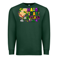 Sports Green mardi gras drinking team margaritas Premium Sweatshirt - CowGirlArtShop