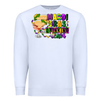 Mardi Gras Drinking Team Margaritas Premium Sweatshirt | Teevron