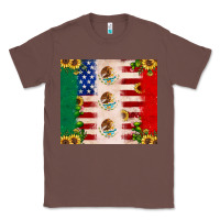 Chestnut American flag mexico flag sunflower cactus Classic Tee - JahusDesignShop