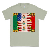 Matcha American flag mexico flag sunflower cactus Classic Tee - JahusDesignShop