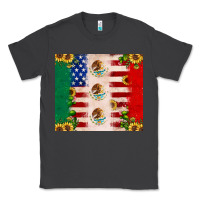 Smoke American flag mexico flag sunflower cactus Classic Tee - JahusDesignShop