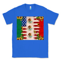 True Royal American flag mexico flag sunflower cactus Classic Tee - JahusDesignShop