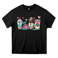 Black nurse  coffee cup Heavy Core Tee - AdoDesignShop