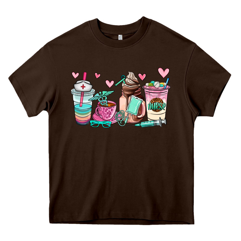 Nurse  Coffee Cup Heavy Core Tee by AdoDesignShop | Teevron