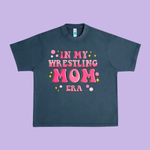 In My Wrestling Mom Era Urban Heavy Tee Designed By Maliassmallbusiness