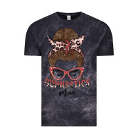 Cloud Black gymnastics mom Vintage Tee - MaliasSmallBusiness