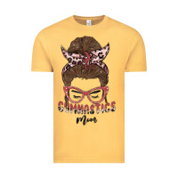 Vintage Mustard gymnastics mom Vintage Tee - MaliasSmallBusiness