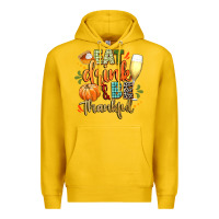Lemon eat drink and be thankful Premium Hoodie - CowGirlArtShop