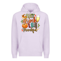 Lilac eat drink and be thankful Premium Hoodie - CowGirlArtShop