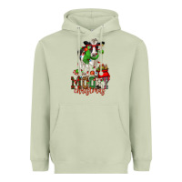 Matcha mooey christmas holstein cow Heavyweight Hoodie - CowGirlArtShop