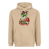 Mushroom mooey christmas holstein cow Heavyweight Hoodie - CowGirlArtShop