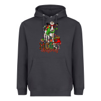 Smoke mooey christmas holstein cow Heavyweight Hoodie - CowGirlArtShop