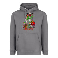Storm mooey christmas holstein cow Heavyweight Hoodie - CowGirlArtShop