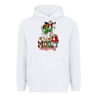 White mooey christmas holstein cow Heavyweight Hoodie - CowGirlArtShop