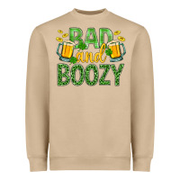 Mushroom Bad And Boozy St. Patricks Heavyweight Sweatshirt - BundleAndBundleShop