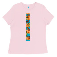 Bubblegum Pink fall pumkin Ladies Tee - BundleAndBundleShop