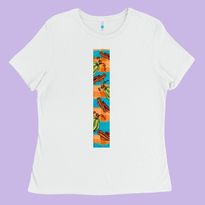 Fall Pumkin Ladies Tee Designed By Bundleandbundleshop