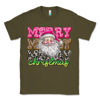 Army Green merry merry merry christmas Classic Tee - CowhideDigitalArt