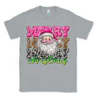 Heather Grey merry merry merry christmas Classic Tee - CowhideDigitalArt