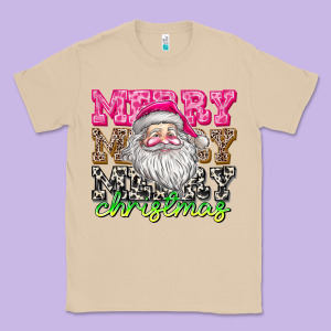 Merry Merry Merry Christmas Classic Tee Designed By Cowhidedigitalart