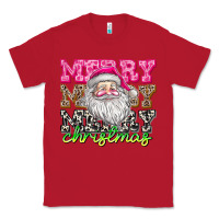Red merry merry merry christmas Classic Tee - CowhideDigitalArt