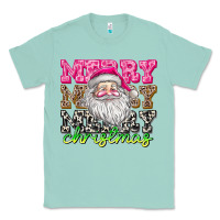 Seafoam merry merry merry christmas Classic Tee - CowhideDigitalArt