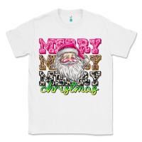 White merry merry merry christmas Classic Tee - CowhideDigitalArt