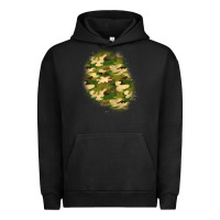 Pigment Black camouflage patch 3 Urban Hoodie - BundleAndBundleShop