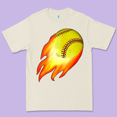 Softball Premium Tee Designed By Jahusdesignshop