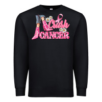Black crush cancer Premium Sweatshirt - CowGirlArtShop