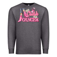 Charcoal Heather crush cancer Premium Sweatshirt - CowGirlArtShop