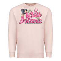 Pale Pink crush cancer Premium Sweatshirt - CowGirlArtShop