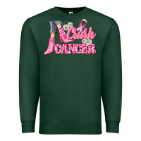 Sports Green crush cancer Premium Sweatshirt - CowGirlArtShop