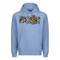 Colony Blue faith cross Premium Hoodie - JahusDesignShop