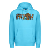 Ocean Blue faith cross Premium Hoodie - JahusDesignShop