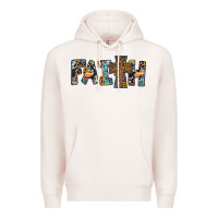 Pale Pink faith cross Premium Hoodie - JahusDesignShop