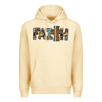Faith Cross Premium Hoodie | Teevron