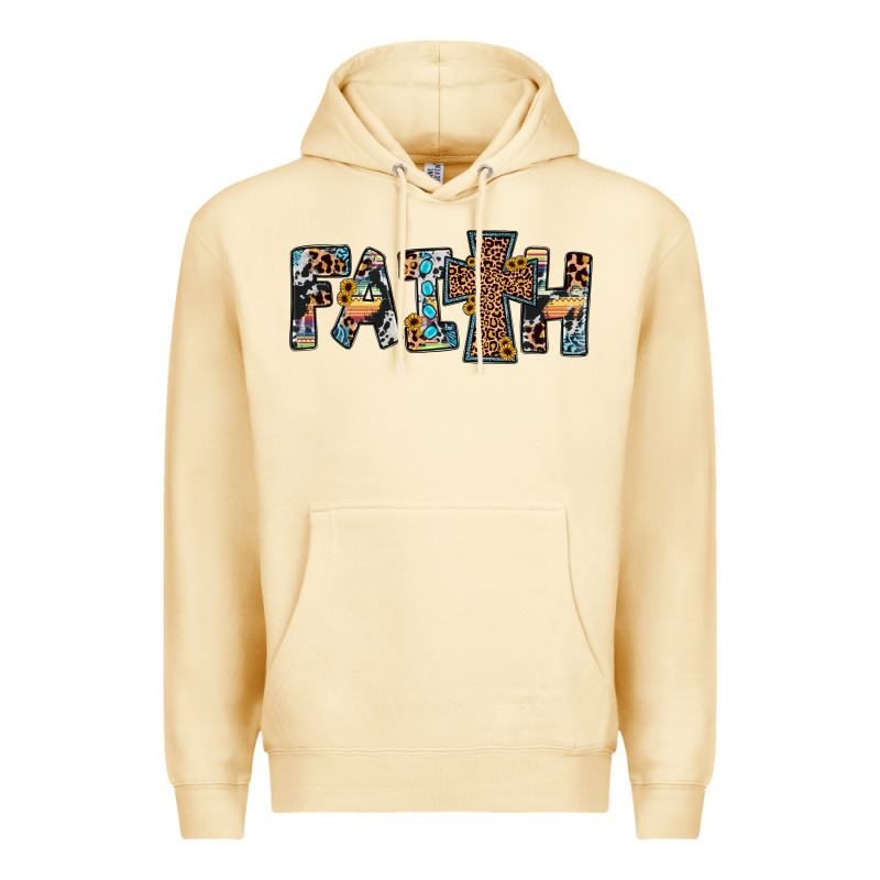 Faith Cross Premium Hoodie by JahusDesignShop | Teevron
