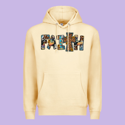 Faith Cross Premium Hoodie Designed By Jahusdesignshop