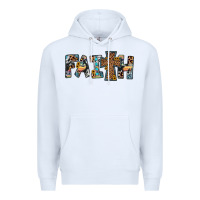 White faith cross Premium Hoodie - JahusDesignShop