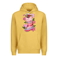 Antique Gold pink christmas socks Premium Hoodie - CowGirlArtShop