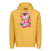 Mustard pink christmas socks Premium Hoodie - CowGirlArtShop