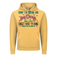 Vintage Mustard not to brag or anything but i can forget what im d Vintage Hoodie - MaliasSmallBusiness