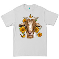 Dove Grey sunflower goat Premium Tee - Jasminsmagicworld