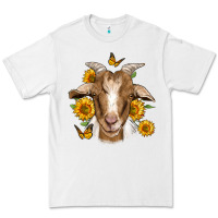 White sunflower goat Premium Tee - Jasminsmagicworld