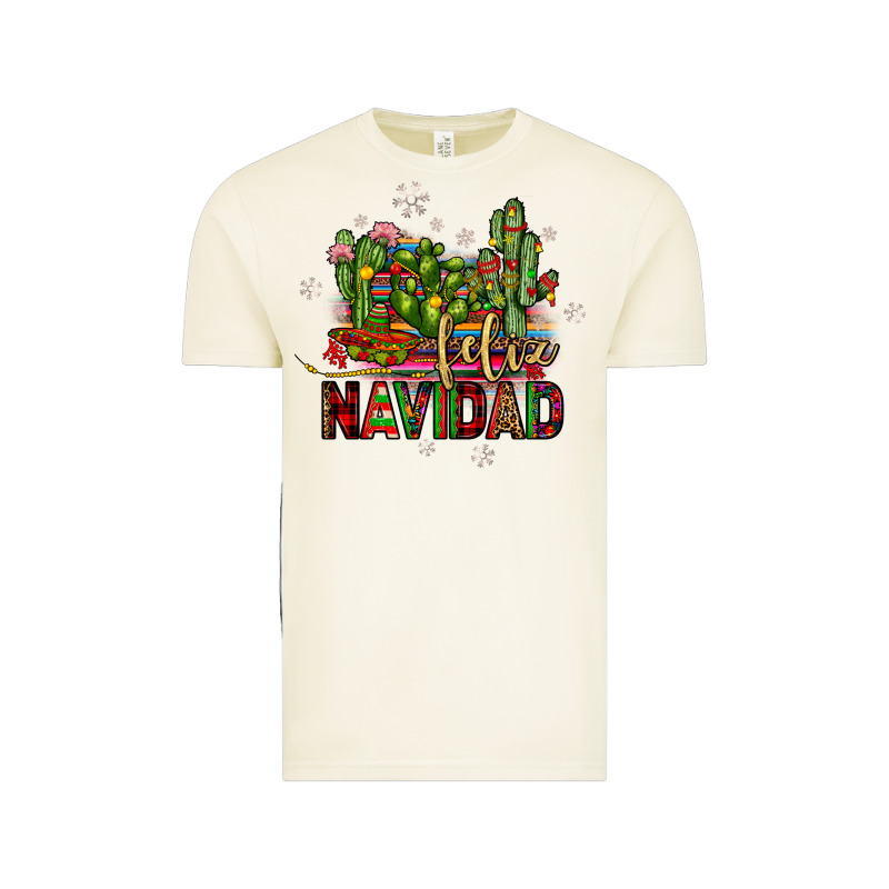 Feliz Navidad Cactus Vintage Tee by JahusDesignShop | Teevron