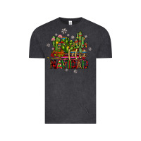Vintage Black feliz navidad cactus Vintage Tee - JahusDesignShop